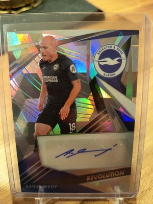 2020-21 EPL Revolution Aaron Mooy Auto Cubic /50 Brighton