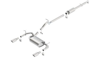 Jeep Wrangler JK JKU 3.6 Auspuffanlage Borla 140459 Catback Touring Edelstahl