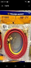 YELLOW JACKET, Ritchie Engineering 21985 Manifold Hose Set, 60" Red,Yellow,Blue