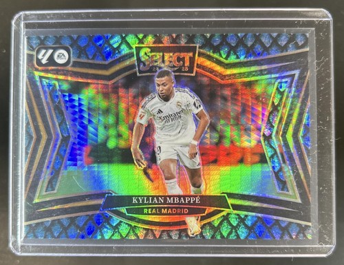 2024-25 Select La Liga Kylian Mbappe Jade Dragon Scale Prizm Field Level #/28