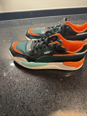 PUMA X-Ray 2 Square Black Elektro Green Size 10.5M Men's Running Shoes