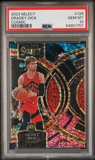 2023 Panini Select Premier Cosmic Prizm Gradey Dick Rookie RC PSA 10