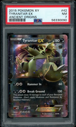 Tyranitar-EX graded PSA 7 for sale on eBay