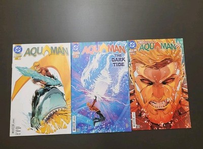 DC Comics All In  Aquaman The Dark Tide #1-3 Lot Of 3 - VG 