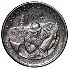 1974 1 Oz. Trans Alaskan Pipeline .999+ Fine Silver Round