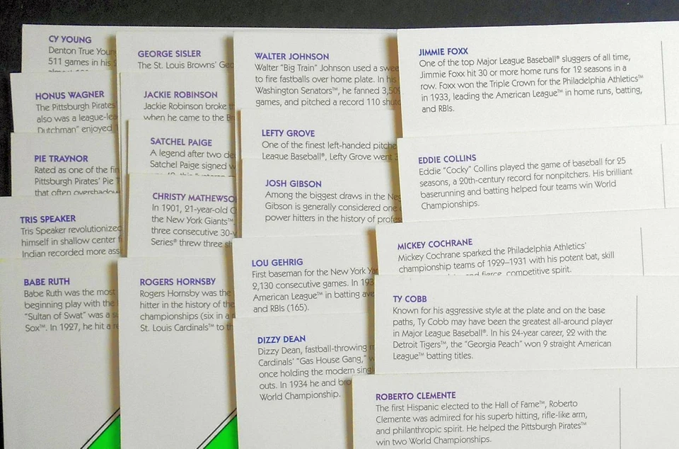 2000 Legends of Baseball 20 Postal Cards 20c Sc UX337-UX356 FDC Fleetwood cachet - Image 3 of 4