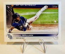 2022 TOPPS SERIES 1 #25 VIDAL BRUJAN SP SHORT PRINT VARIATION RAYS ROOKIE RC