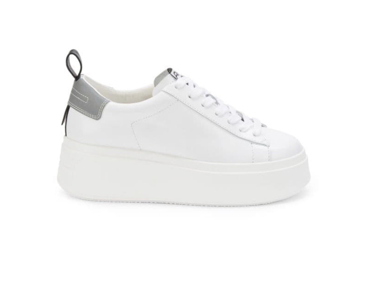 ASH As-Move Leather Platform Sneakers 38 (8) Ivory NEW IN BOX - SOLD OUT image 2
