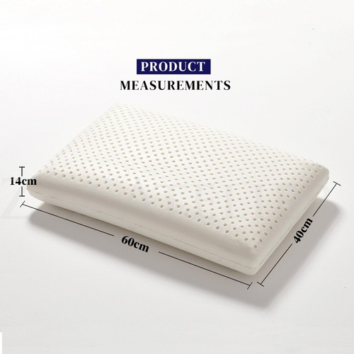 *NEW* Zzz Atelier 2x 100% Natural Latex Pillow with Removable Cover - Picture 7 of 7