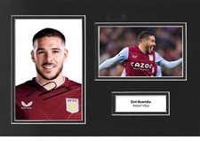 Emi Buendia Signed 12x8 Photo Display Aston Villa Memorabilia Autograph COA