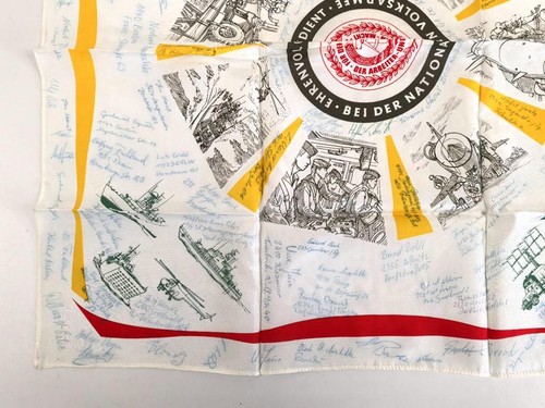 Nationale Volksarmee der DDR, Reservistentuch mit Unterschriften, in Umverpackun - Picture 4 of 8