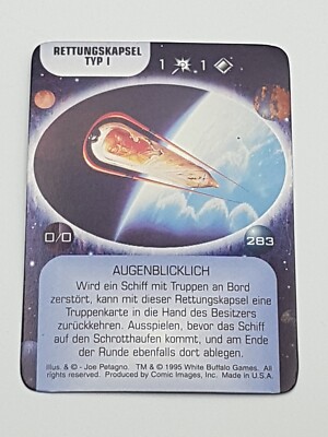 Star Quest Einzelkarte Rettungskapsel Typ 1 bespielt