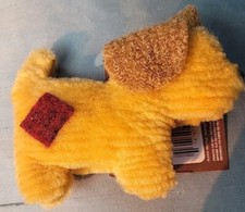 West Paw Small Puppy Pooch Yellow Squeaky Dog Toy