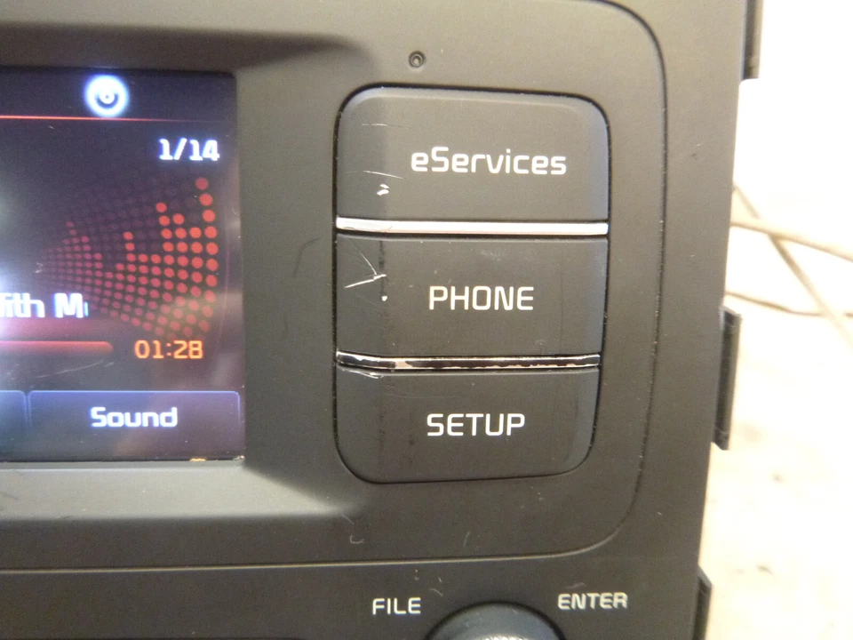 Reproductor de CD radio Kia Sedona 15 16 96160-A9000WK UAR13 Foto 3 de 4