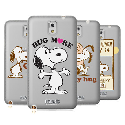 OFFIZIELLE PEANUTS SNOOPY UMARMUNG SOFT GEL HANDYHÜLLE FÜR SAMSUNG HANDYS 2