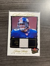 2003 Ultra Award Winners Memorabilia Football Card #AWJS Jeremy Shockey B2