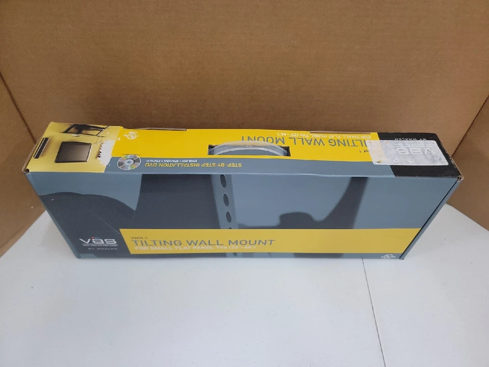 TV Wall Mount Whalen Vas VWM-1 Bracket ~Tilt for 23-46" Flat TVs~ US - Image 3 of 4