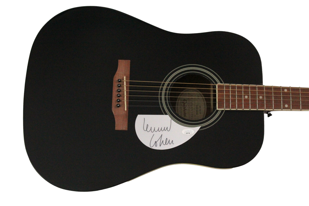 Leonard Cohen Signed Autograph Full Size Gibson Epiphone Guitar w/ JSA COA eBay