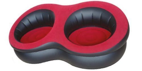 New Single Double Inflatable Blow Up Chair Sofa Camping Lounger Gaming Pod Seat - Picture 3 of 3