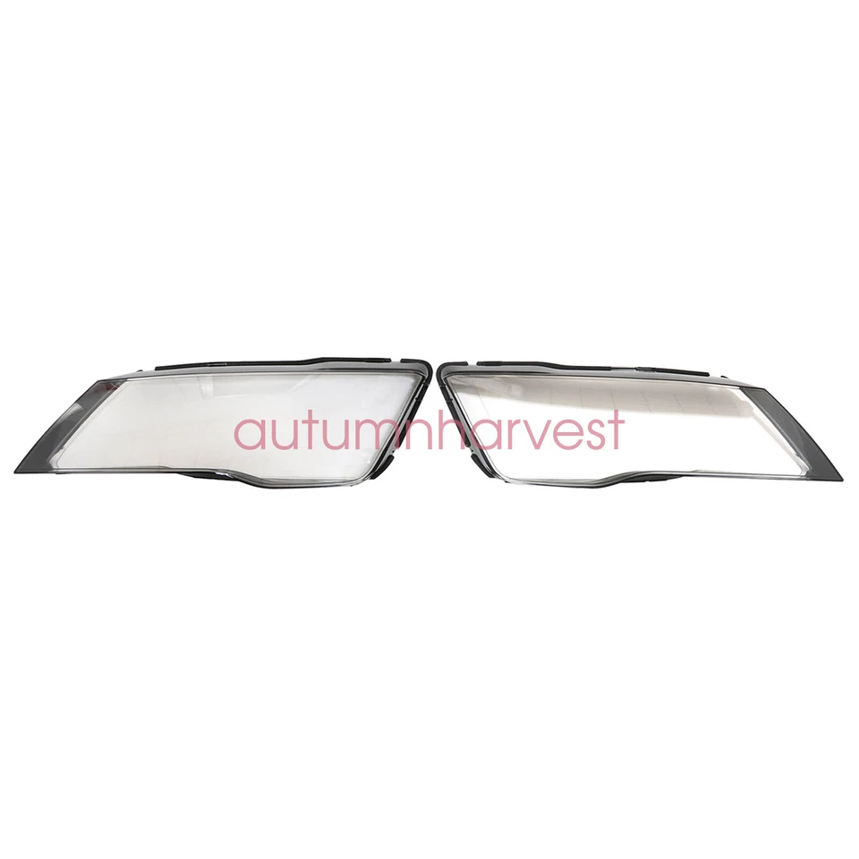 2x Para Audi A7 S7 RS7 12-15 Faro Delantero Transparente Lente Carcasa + Pegamento Sellado Foto 2 de 4