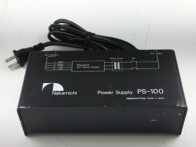 Lot Vintage Nakamichi - Alimentation PS-100 Et Mixeur Microphone MX-100 - Japon