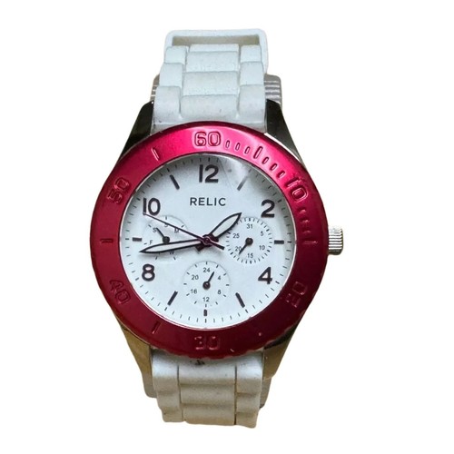RELIC Women's Watch with Interchangeable Bands ZR15633 (needs Battery) - NIB - Picture 2 of 4