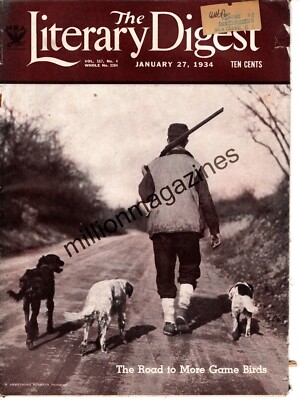 1934 Lit Digest January 27 - Billy Sunday in New York; Women against Lynching