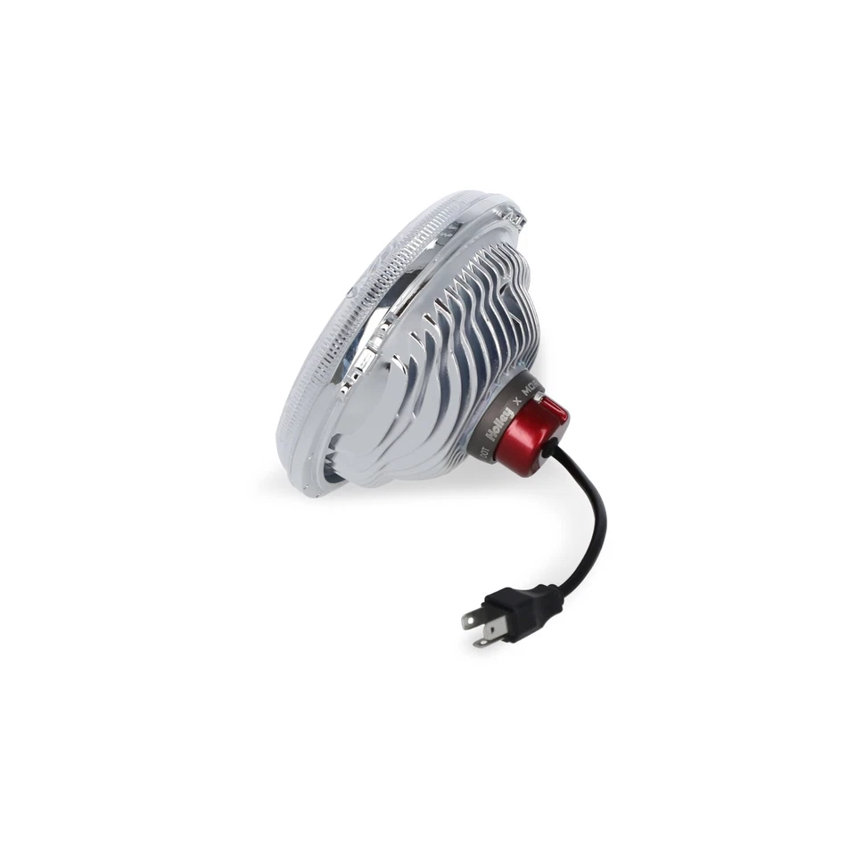 Holley RetroBright 7" Redondo LED Luz Orientada hacia adelante Moderno Blanco 5700K LFRB155 Foto 2 de 4