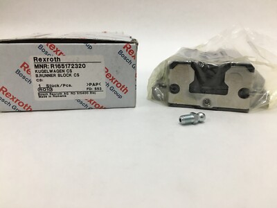 REXROTH R165172320 Linear Bearing Runner Block 30mm R-165172320 55301