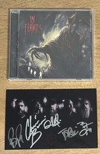 In Flames Foregone 2023 CD & SIGNED AUTOGRAPHED FULL BAND PHOTOGRAPH INSERT #1