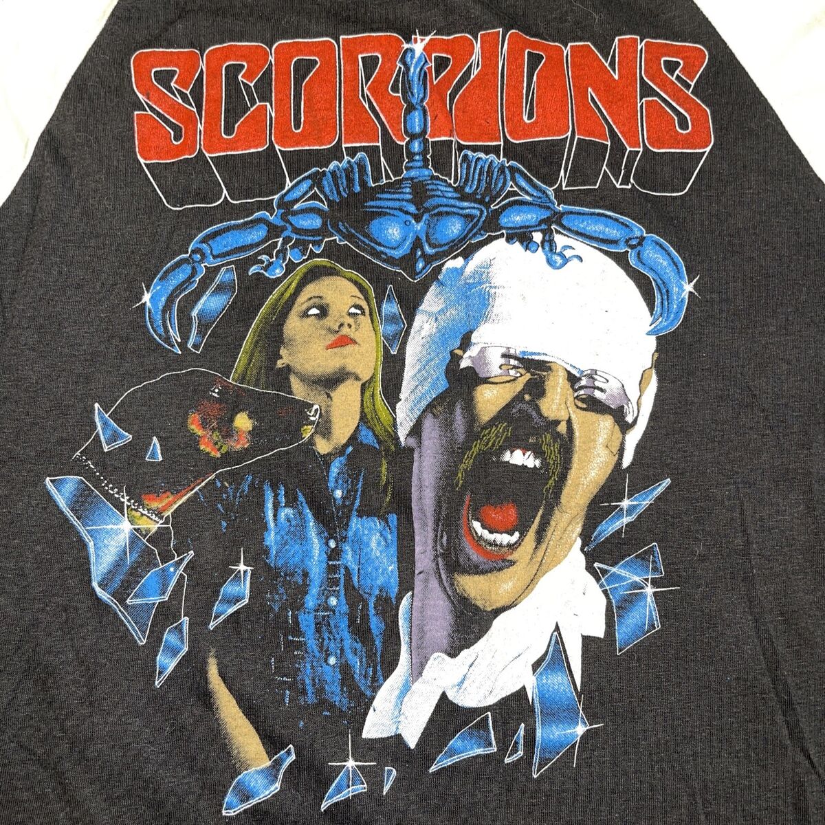 vintage scorpions t shirt 80s world wide live RARE! Two vintage scorpions t shirt 80s world wide live RARE! Two