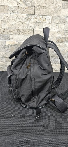Michael Kors großer gesteppter Kieran Rucksack schwarz Nylon Taschen Quasten Kordelzug - Bild 3 von 10