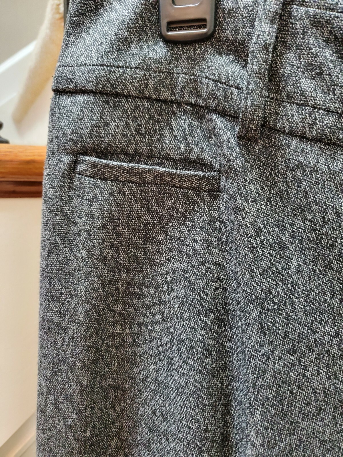 APT.9 Women's Solid Gray Polyester & Rayon Mid Ri… - image 3