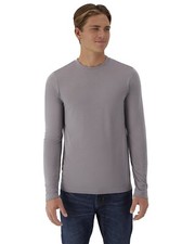 Hanes 484L Unisex 100 Ringspun Poly Cool-Dri Cotton Touch Long-Sleeve T-Shirt