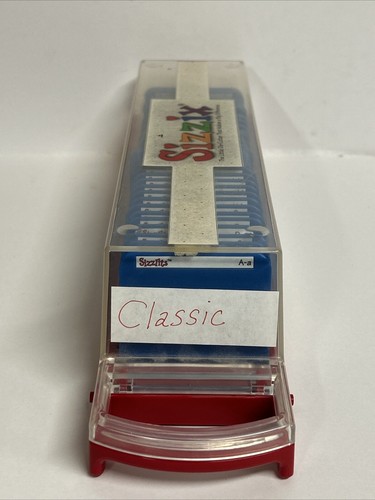 Sizzix Sizzlits Classic Alphabet Number & Symbols Die Set w/Storage Case