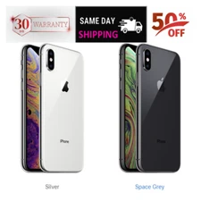 Apple iPhone XS Unlocked Verizon/AT&T Silver/Space Gray 64GB 256GB LTE 4G