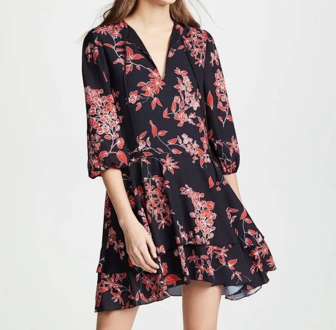 alice and olivia red floral dress Holiday Glamour with ALICE + OLIVIA  Sarah Christine