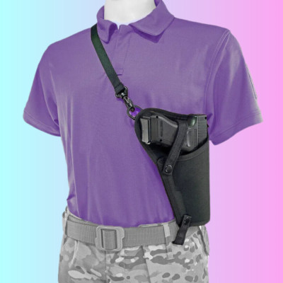 Tactical Right Hand Cross Body Chest Holster Adjustable Shoulder Pistol Holster