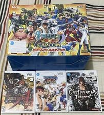 Exar Tatsunoko VS Capcom Dream Battle Stick Controller Pad Wii w/3 Games