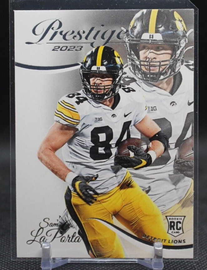 2023 Panini Prestige #375 Sam LaPorta RC Detroit Lions / Iowa Hawkeyes