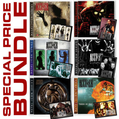 6-CD BUNDLE - ACCUSER - REFLECTIONS + AGITATION + THROAT + DEPENDENT + DIABOLIC
