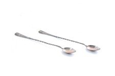 2 x Old Spoon Vintage Long Ice Spoon 25cm