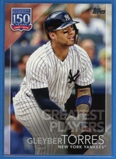 2019 Topps 150 Years of Baseball Greatest Players #150-19 Gleyber Torres Yankees