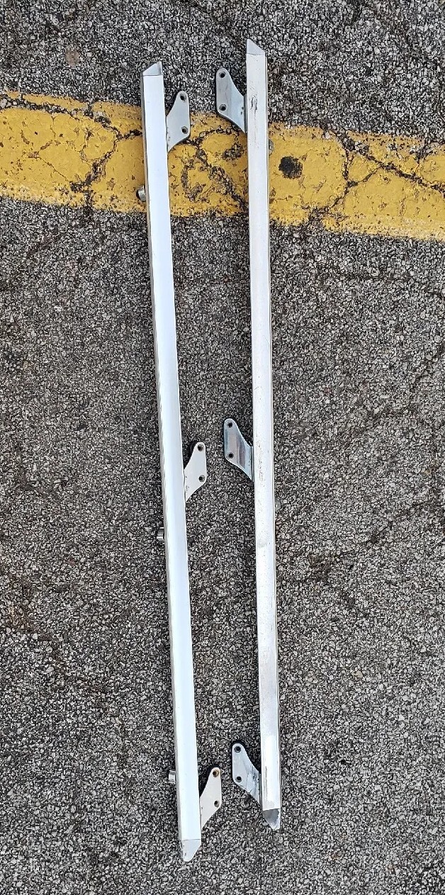 Complete Original 1978 87 El Camino Bed Cargo Rails w/ Gaskets GM