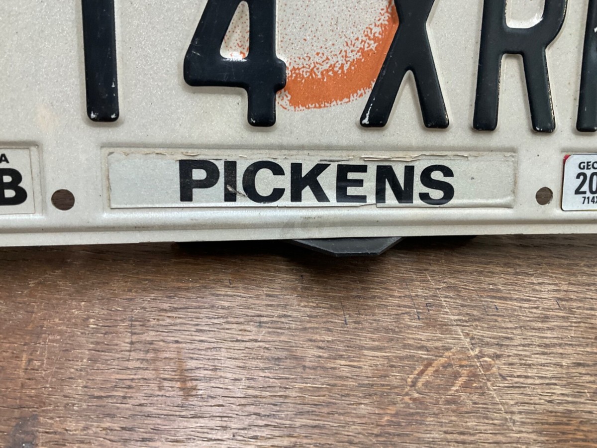 License Plate Georgia 