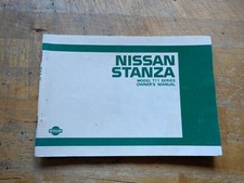 1983 Nissan Stanza T11 Owners Manual