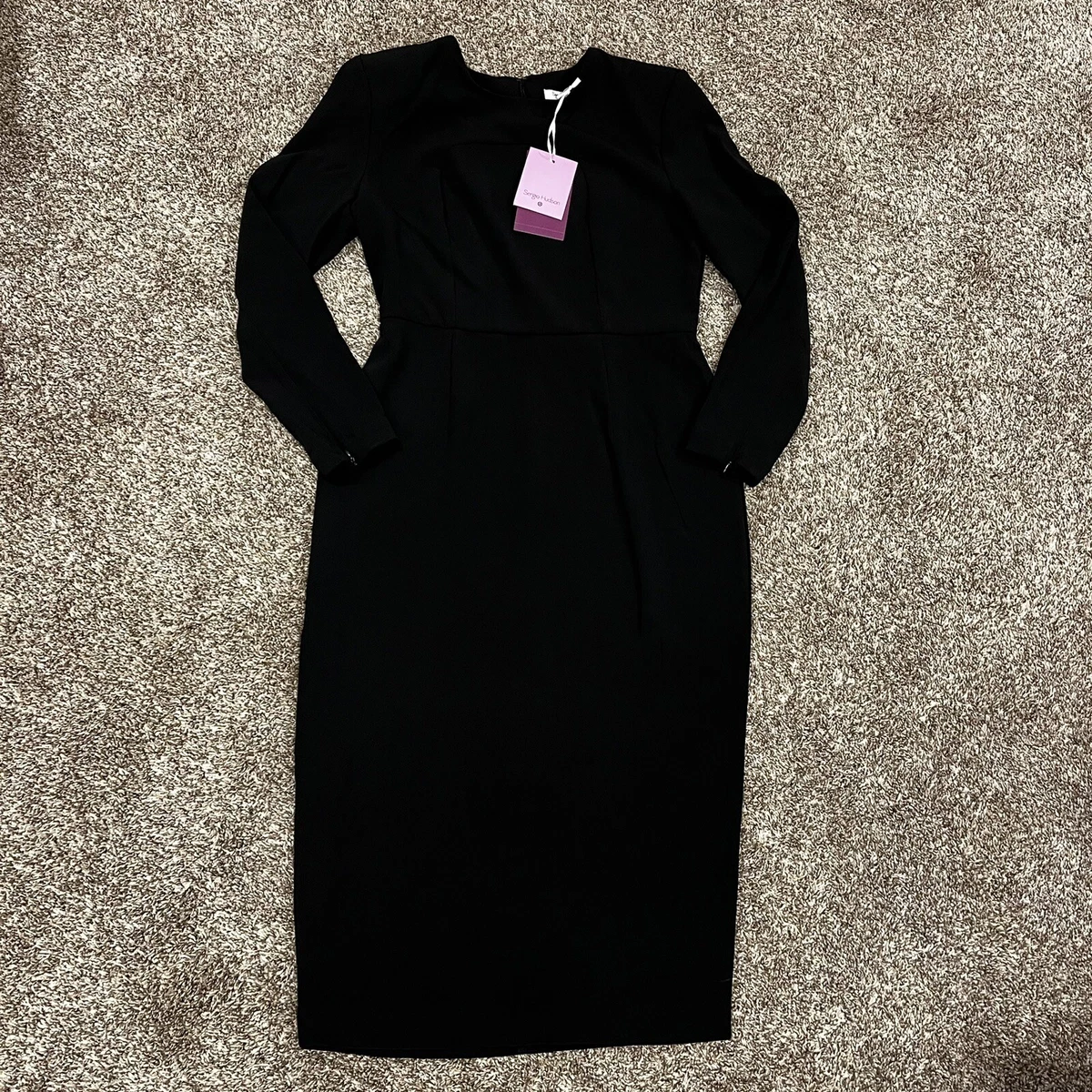 Long sleeve top black dress target