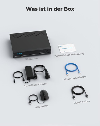 Reolink 12MP 8CH PoE NVR mit 2TB Festplatte Videoüberwachung 24/7 Aufzeichnung - Bild 11 von 14
