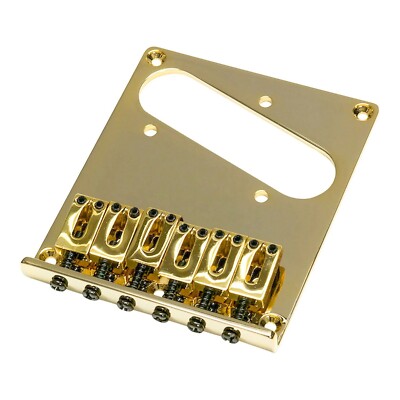 Guitar Gear Tele Style Brücke - Gold