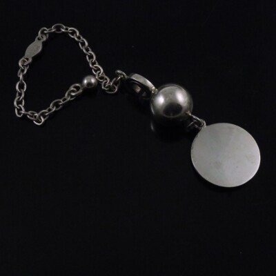 Georg Jensen. Sterling Silver Key Chain #46 with Viking Charm. | eBay